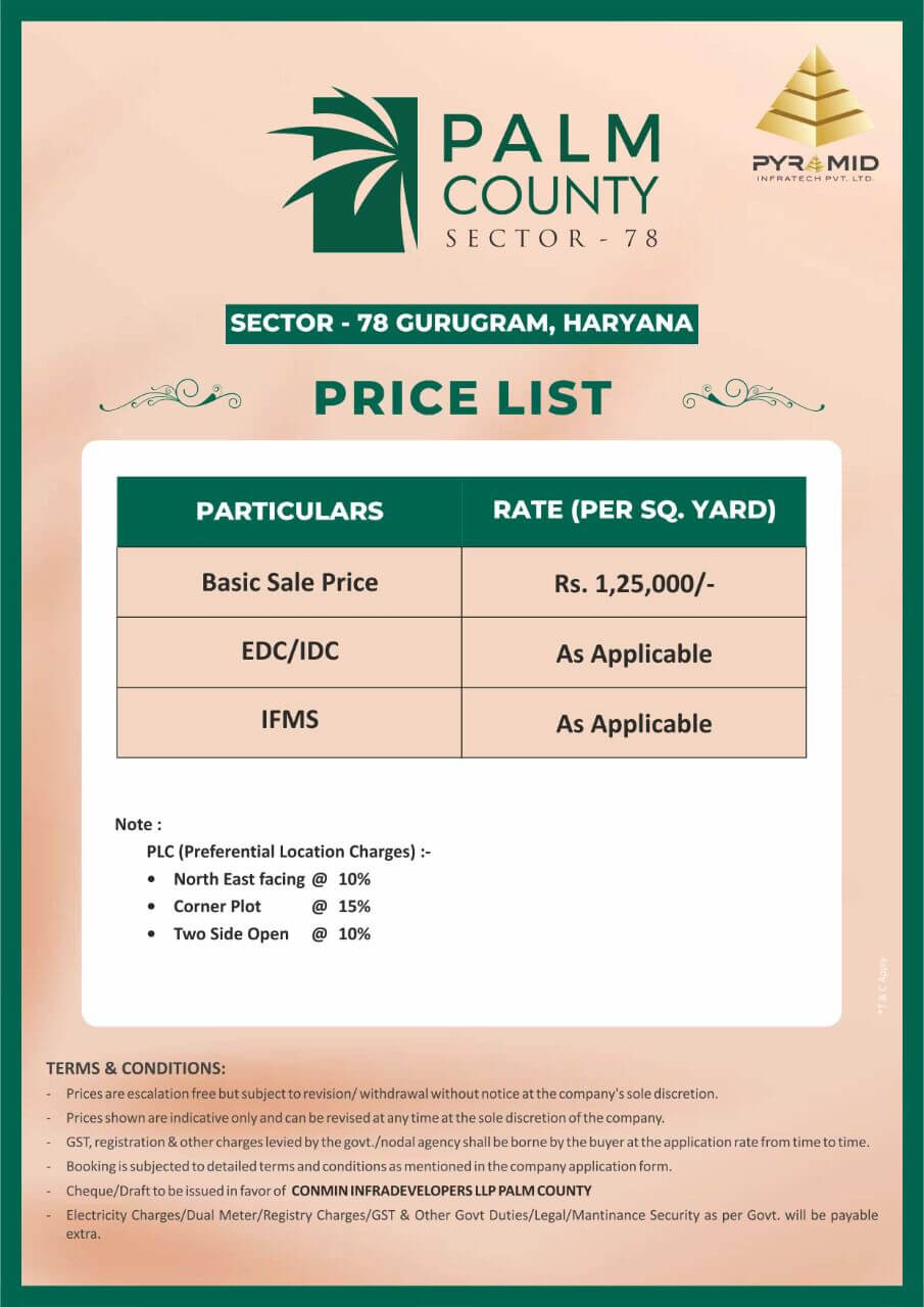 Pyramid palm country plots